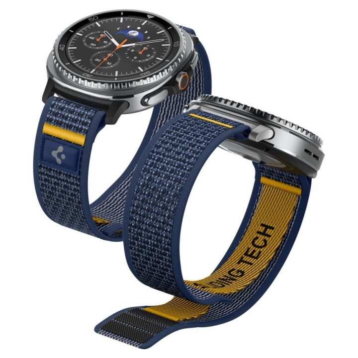 Dirželis Samsung Galaxy Watch 40/44/46 mm tamsiai mėlynas Spigen
