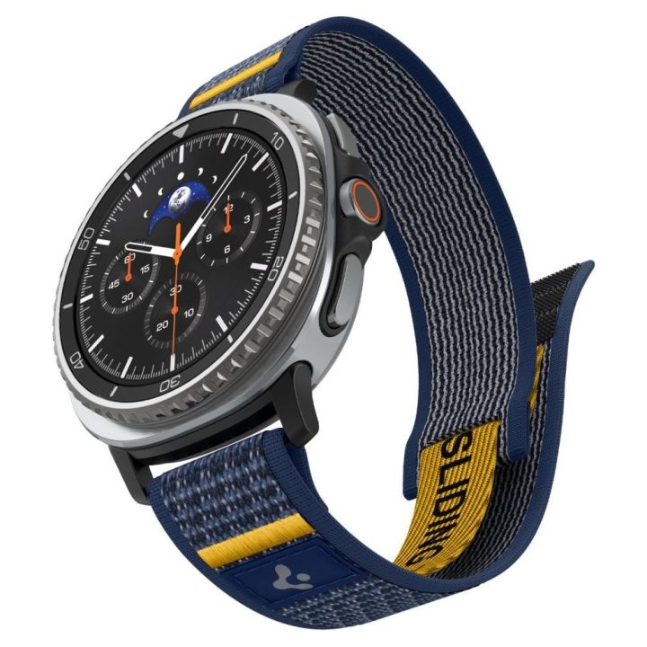 Dirželis Samsung Galaxy Watch 40/44/46 mm tamsiai mėlynas Spigen