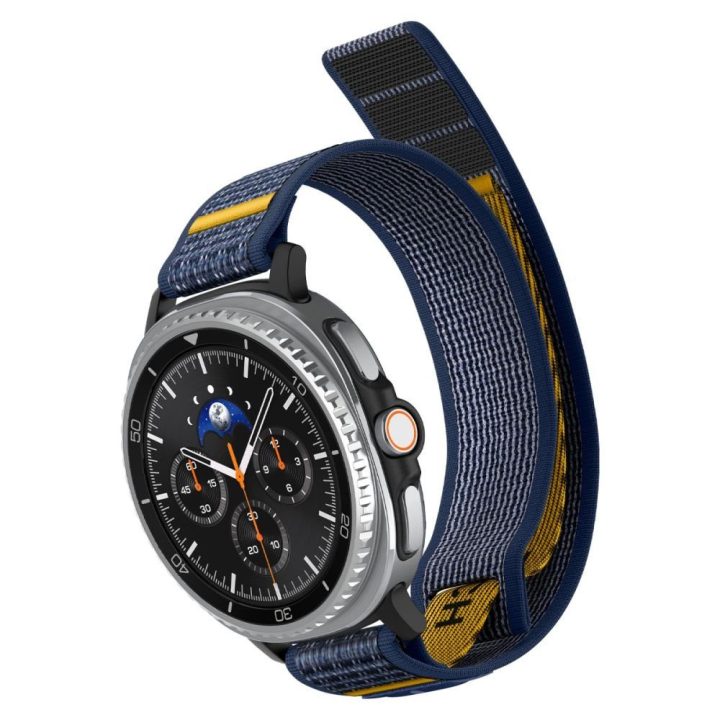 Dirželis Samsung Galaxy Watch 40/44/46 mm tamsiai mėlynas Spigen