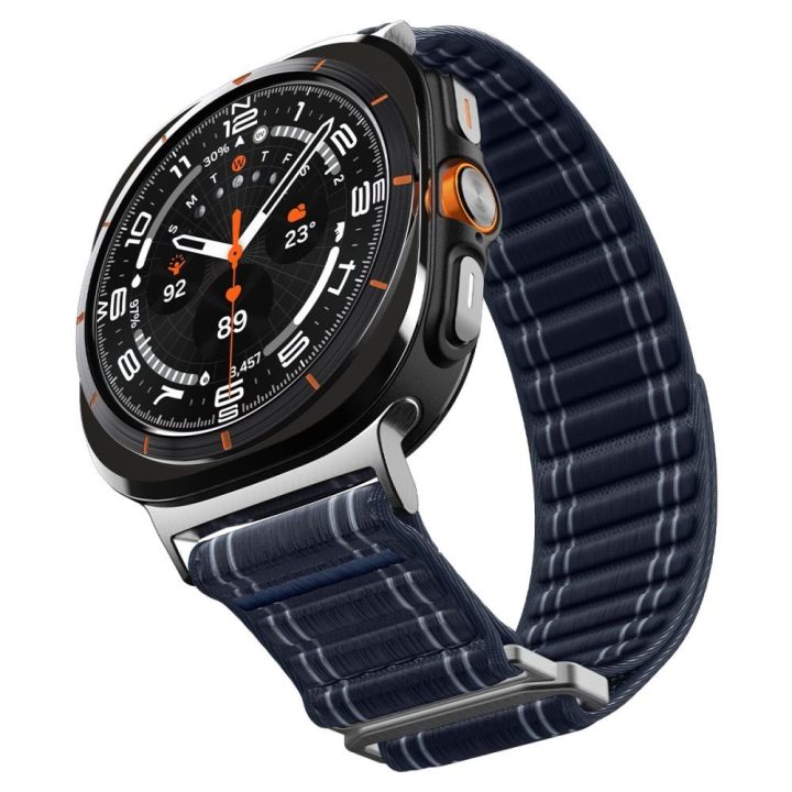 Dirželis Samsung Galaxy Watch Ultra 47 mm laikrodžiui tamsiai mėlynas Spigen