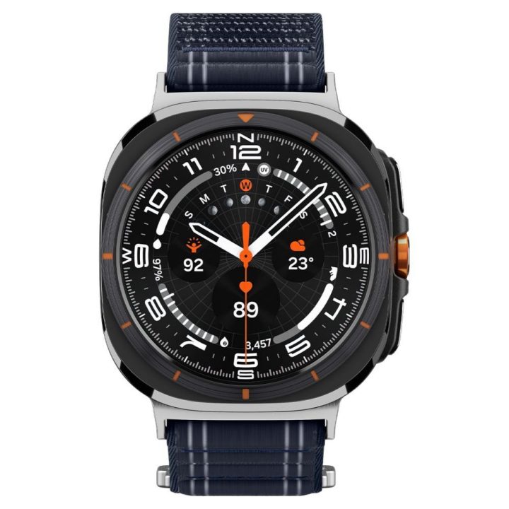 Dirželis Samsung Galaxy Watch Ultra 47 mm laikrodžiui tamsiai mėlynas Spigen