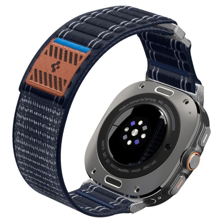 Dirželis Samsung Galaxy Watch Ultra 47 mm laikrodžiui tamsiai mėlynas Spigen