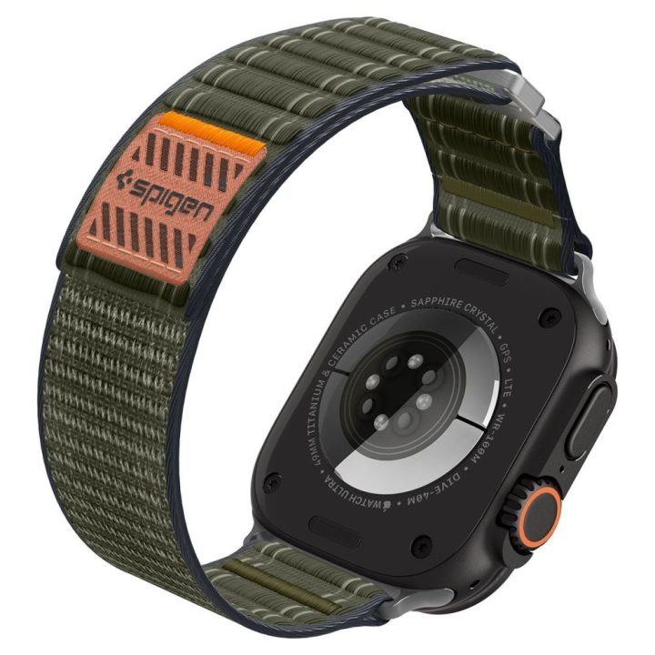 Dirželis Apple Watch 44 / 45 / 46 / 49 mm žalias Spigen