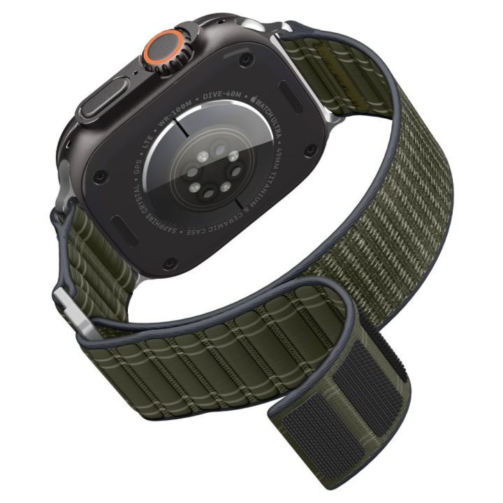 Dirželis Apple Watch 44 / 45 / 46 / 49 mm žalias Spigen