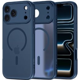 Dėklas telefonui iPhone 17 Pro su MagSafe funkcija mėlynas
