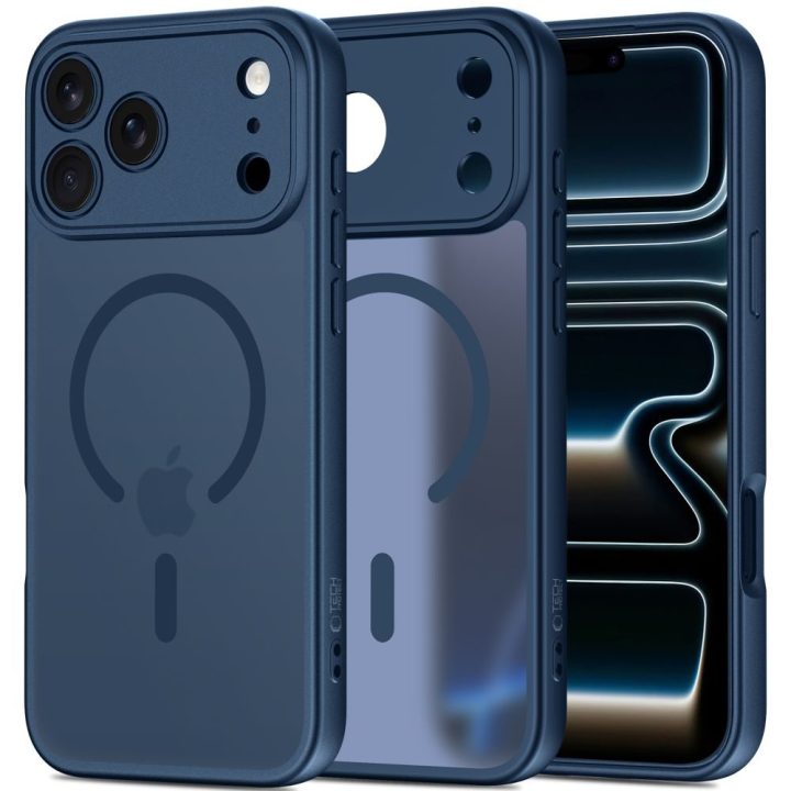 Dėklas telefonui iPhone 17 Pro su MagSafe funkcija mėlynas