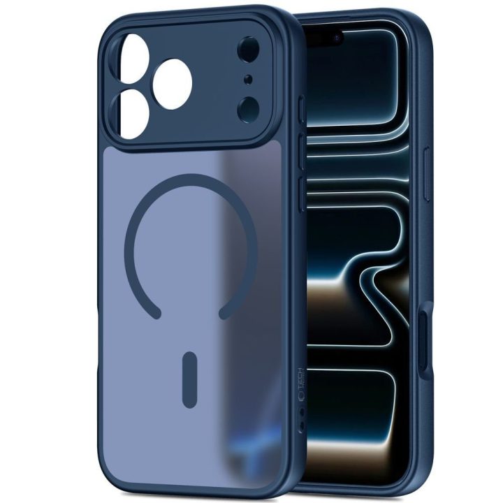 Dėklas telefonui iPhone 17 Pro su MagSafe funkcija mėlynas
