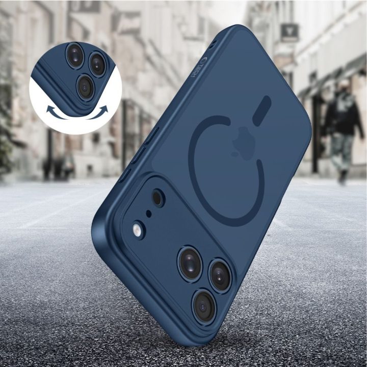 Dėklas telefonui iPhone 17 Pro su MagSafe funkcija mėlynas