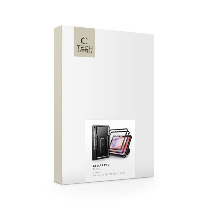 Dėklas planšetei Samsung Galaxy Tab S9 Kevlar Pro juodas