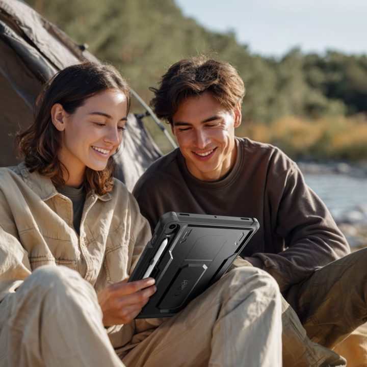Dėklas planšetei Samsung Galaxy Tab S9 Kevlar Pro juodas