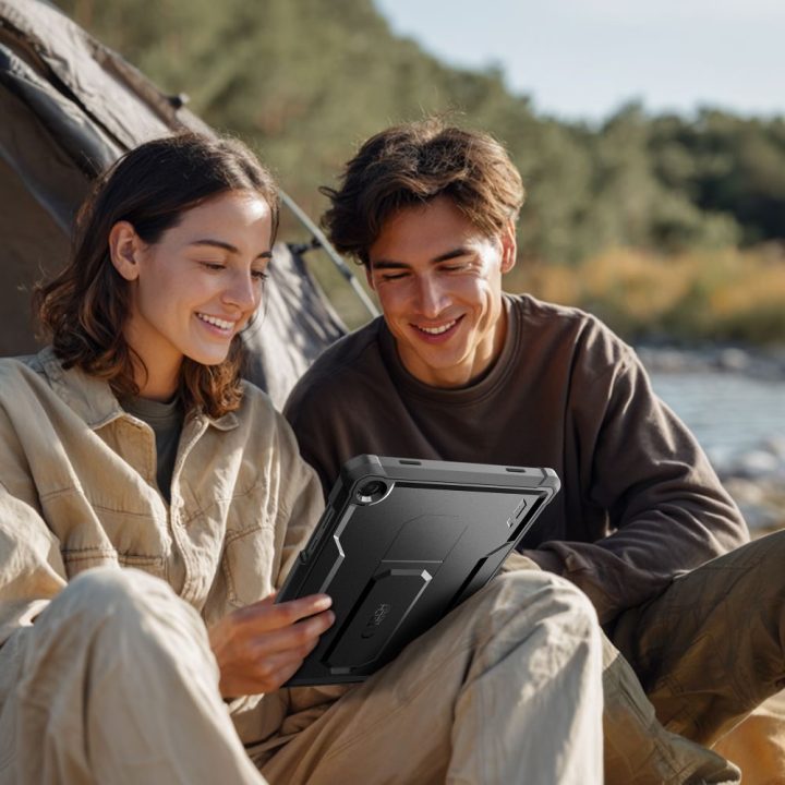 Dėklas planšetei Samsung Galaxy Tab A9+ / A11+ juodas