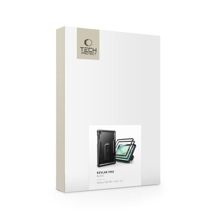 Dėklas planšetei Samsung Galaxy Tab A9+ / A11+ juodas