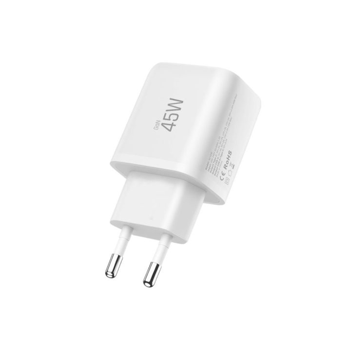 Telefono įkroviklis 45 W su USB-A ir USB-C
