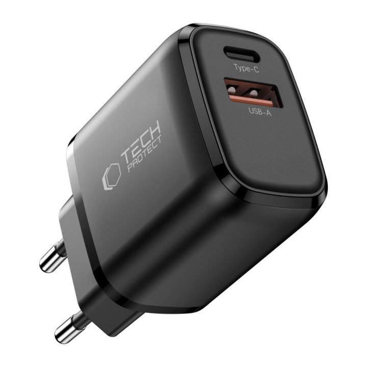 Telefono įkroviklis 45 W USB-C / USB-A GaN