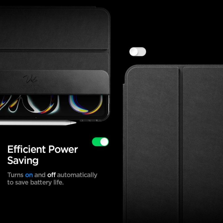 Dėklas iPad Pro 11” (2024/2025) Spigen Liquid Air Folio juodas