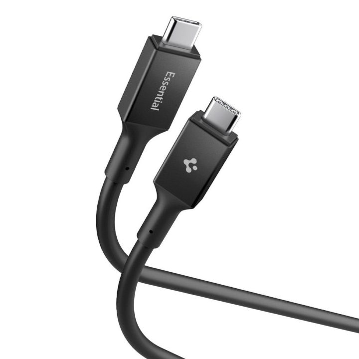 USB-C įkrovimo laidas 240 W 120 cm juodas Spigen
