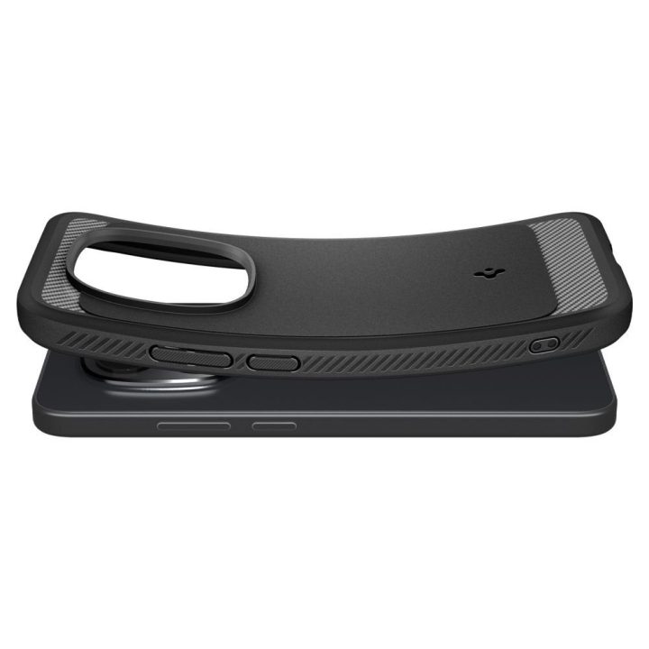 Dėklas telefonui Xiaomi Redmi Note 15 Pro 5G juodas Spigen Rugged Armor