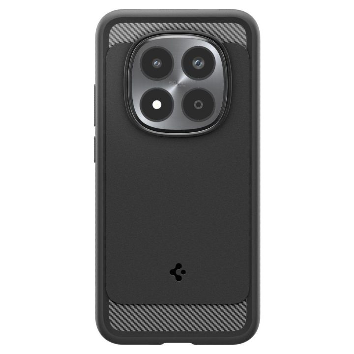 Dėklas telefonui Xiaomi Redmi Note 15 Pro 5G juodas Spigen Rugged Armor