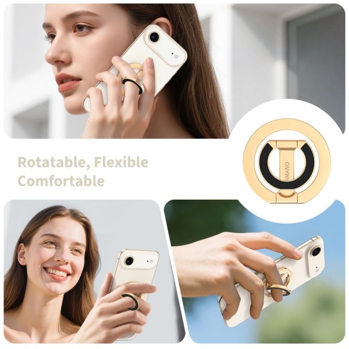 Magnetinis telefono laikiklis žiedas MMR400 auksinis