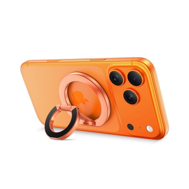 Magnetinis telefono laikiklis žiedas rožinio aukso