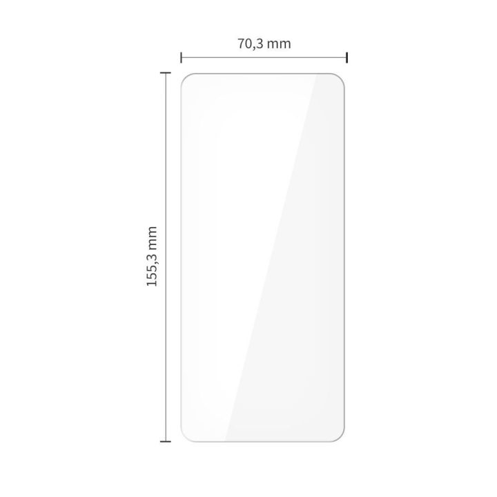 Apsauginė plėvelė telefonui Motorola Edge 60 / 60 Pro / 60 Fusion (2 vnt.)