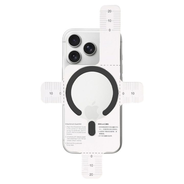 Magnetinis žiedas telefonui su MagSafe juodas