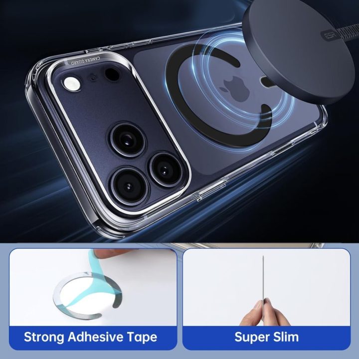 Magnetinis žiedas telefonui su MagSafe juodas