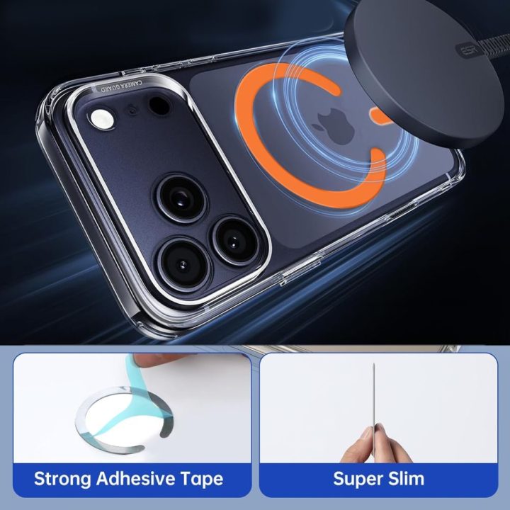 Magnetinis telefono laikiklio žiedas MagSafe oranžinis