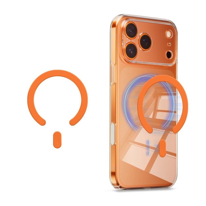 Magnetinis telefono laikiklio žiedas MagSafe oranžinis