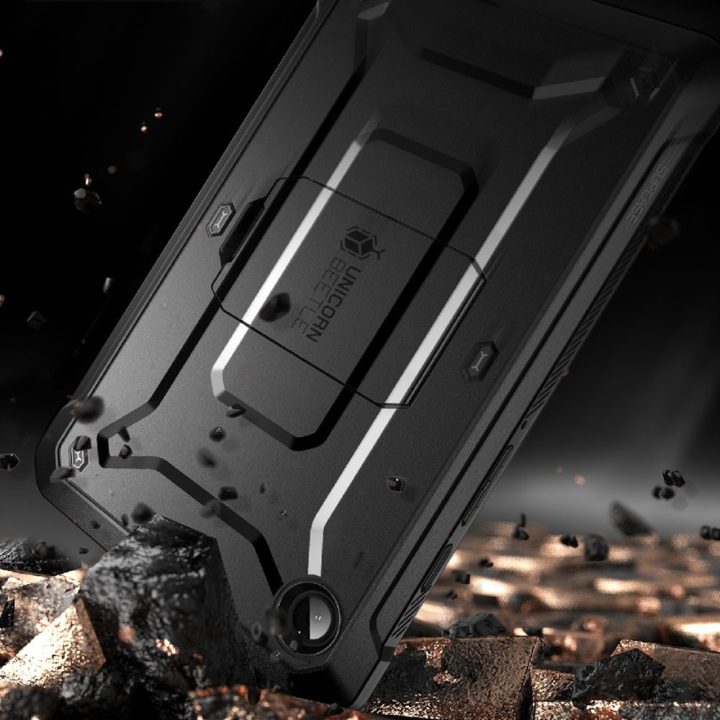 Dėklas planšetei Samsung Galaxy Tab A11 atsparus smūgiams juodas Supcase
