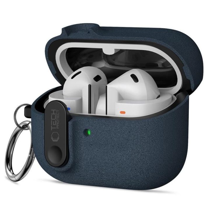 Dėklas Samsung Galaxy Buds 3 / 3 FE / 3 Pro ausinėms mėlynas