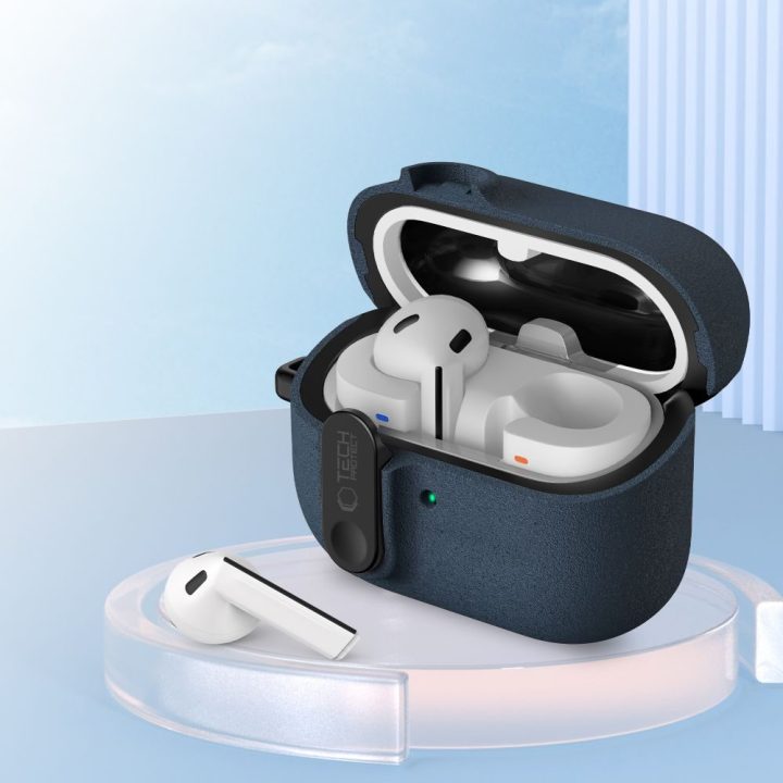 Dėklas Samsung Galaxy Buds 3 / 3 FE / 3 Pro ausinėms mėlynas