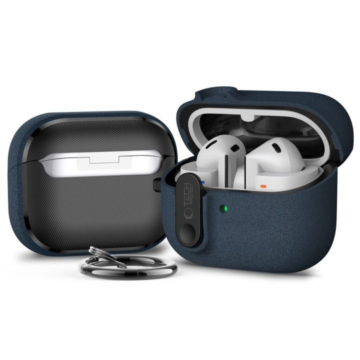Dėklas Samsung Galaxy Buds 3 / 3 FE / 3 Pro ausinėms mėlynas