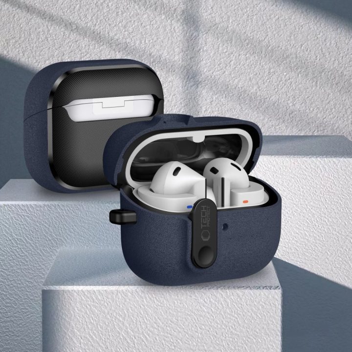 Dėklas Samsung Galaxy Buds 3 / 3 FE / 3 Pro ausinėms mėlynas