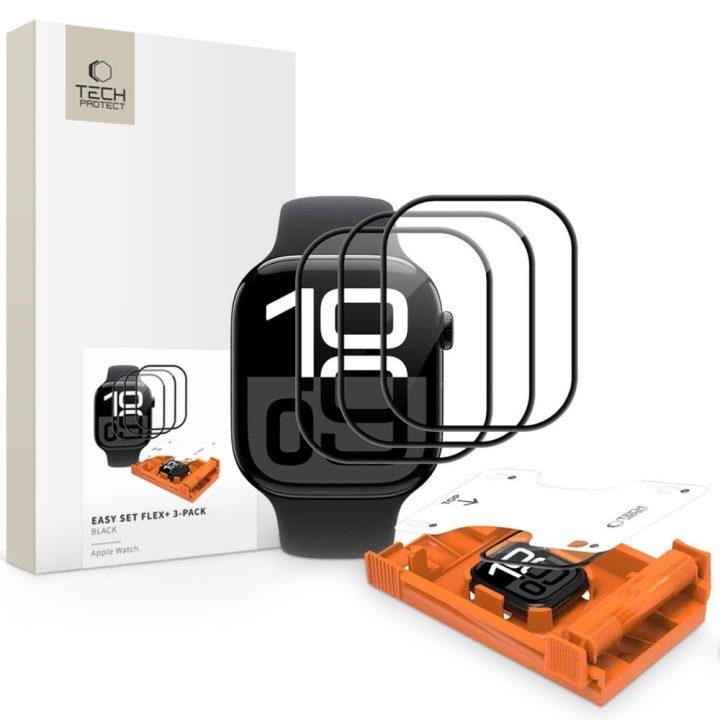 Grūdinto stiklo apsauga Apple Watch 40 mm (3 vnt.)