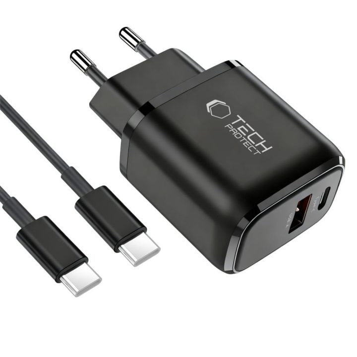 Telefono įkroviklis 45 W su USB-C laidu