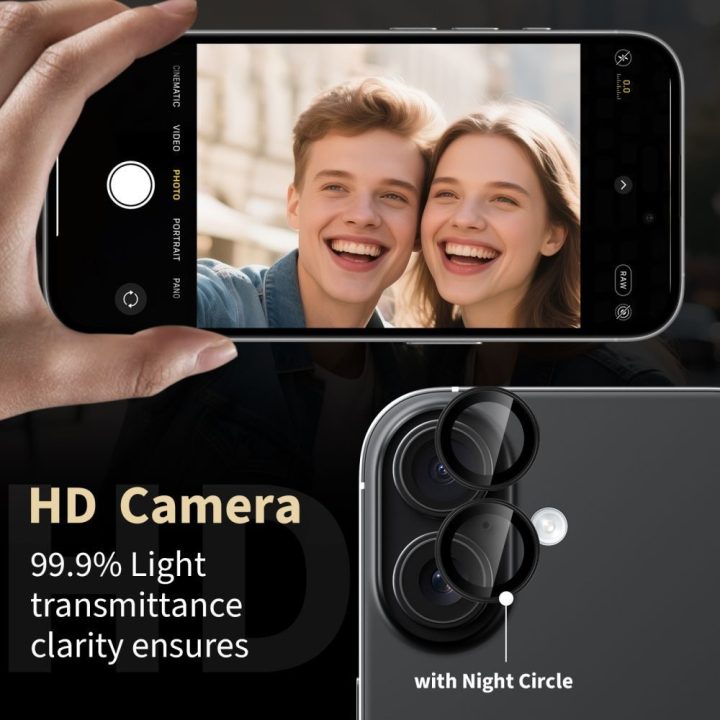 Kameros dangtelis Xiaomi Redmi Note 15 Pro 5G / 15 Pro+ juodas