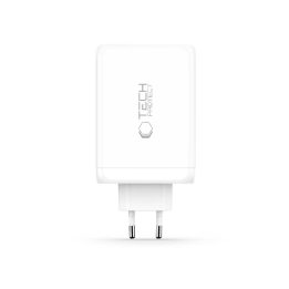 Telefono įkroviklis 240 W su 4 USB jungtimis baltas