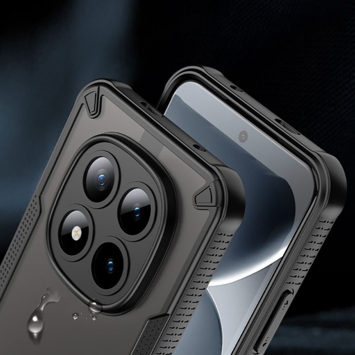 Dėklas telefonui Xiaomi Poco M8 Pro / Redmi Note 15 Pro+ 5G juodas