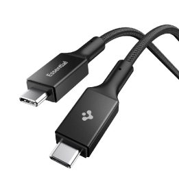 USB-C įkrovimo laidas 100 W 150 cm juodas Spigen