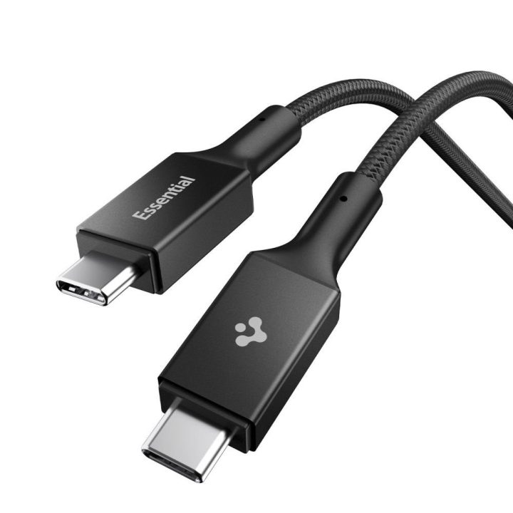 USB-C įkrovimo laidas 100 W 150 cm juodas Spigen