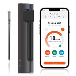 Maisto termometras su Bluetooth ir WiFi programėle Meatmeet S Pro