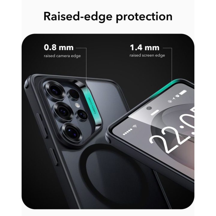 Dėklas telefonui Samsung Galaxy S26 Ultra su MagSafe funkcija juodas ESR
