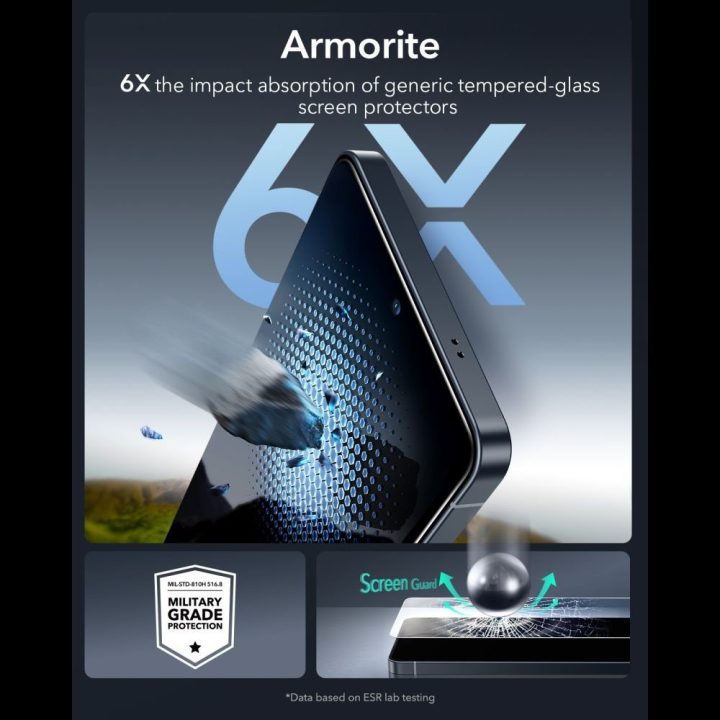 Grūdinto stiklo apsauga Samsung Galaxy S26 Ultra (2 vnt.) ESR