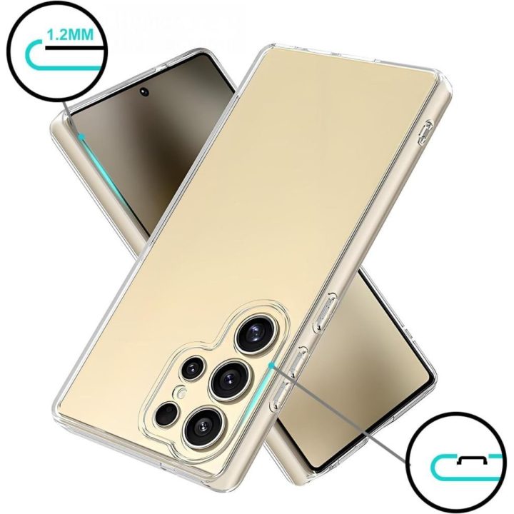 Dėklas telefonui Samsung Galaxy S26 Ultra permatomas