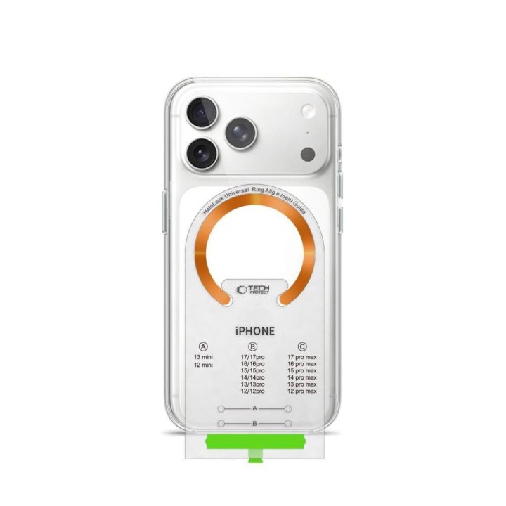 Magnetinis telefono laikiklis MagSafe oranžinis/juodas (2 vnt.)