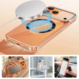 Magnetinis žiedas telefonui MagSafe (2 vnt.) sidabrinis / tamsiai mėlynas