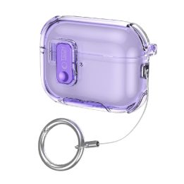 Dėklas AirPods Pro 3 ausinėms violetinis