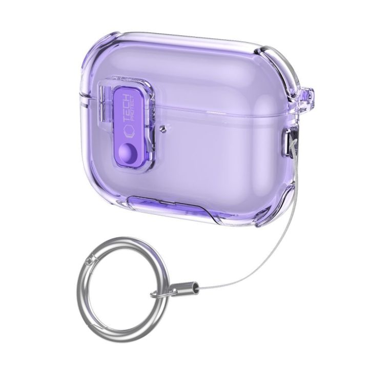 Dėklas AirPods Pro 3 ausinėms violetinis