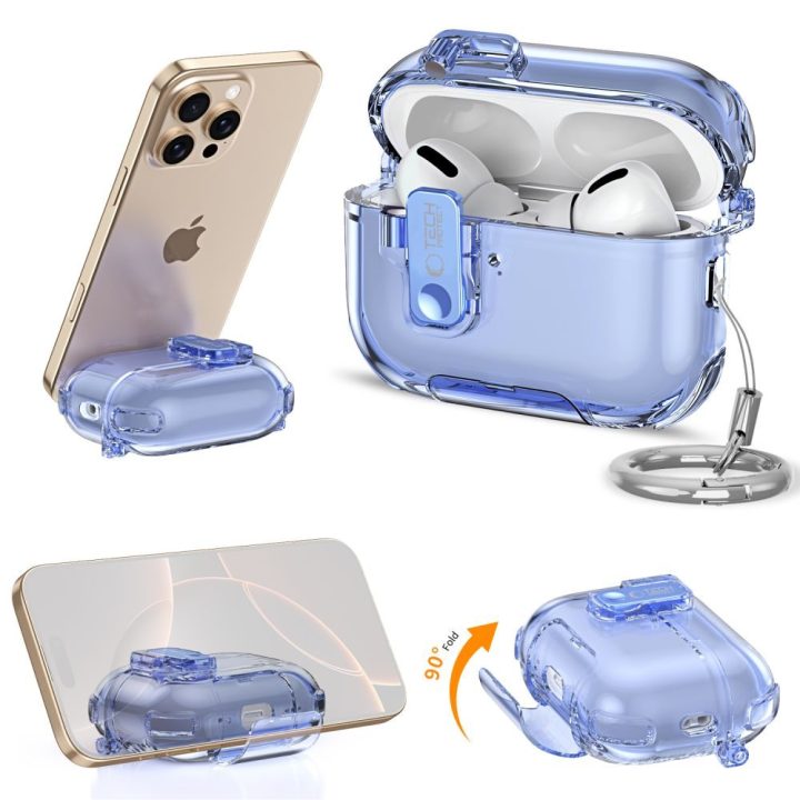 Dėklas AirPods Pro 3 ausinėms rožinis